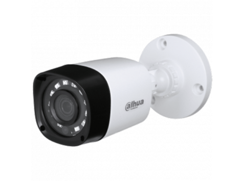 Видеокамера уличная пластиковая цилиндрическая, 4Мп, DH-HAC-HFW1400RP-0280B